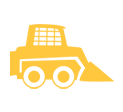 Yellow Skid Steers Icon