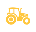 Yellow Tractor Icon
